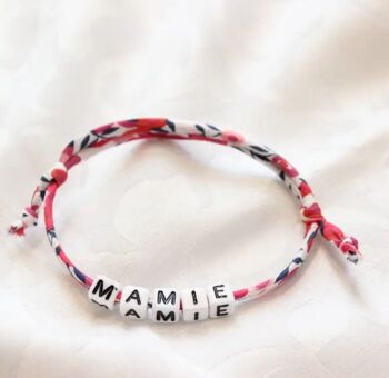 Bracelet Liberty Rouge "Mamie" 1