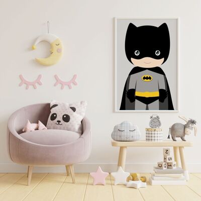 Babyheld Batman-Poster
