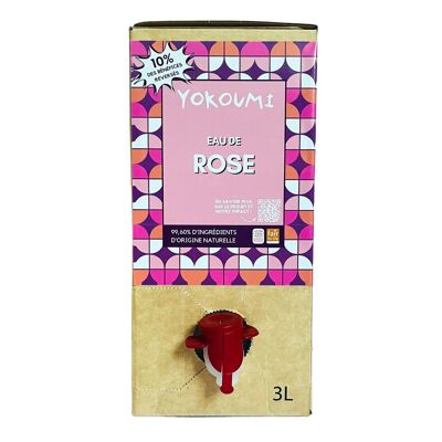 Organic and Fair Trade Rose Water in Bulk | 3 Liters