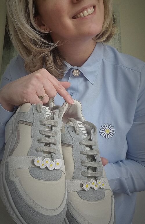 Shoe Clips & Lace Clips Accessories Flower (per pair)