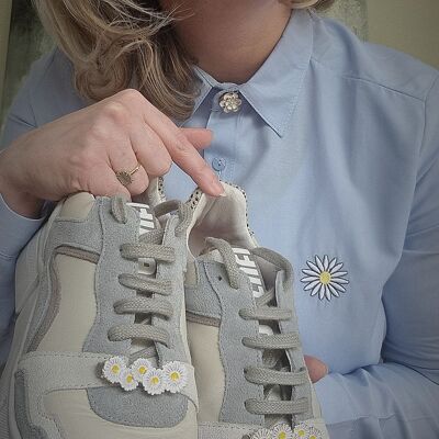 Shoe Clips & Lace Clips Accessories Flower (per pair)