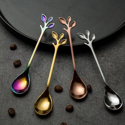 "Brin d'Olivier" spoon - Tea, coffee, dessert or aperitif - 4 colors available