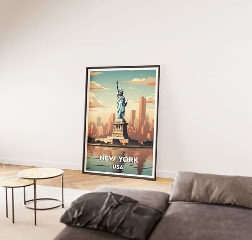 Affiche voyage New York City - USA