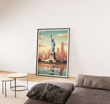 Affiche voyage New York City - USA 1