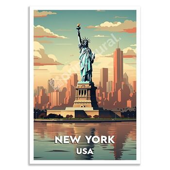 Affiche voyage New York City - USA 2