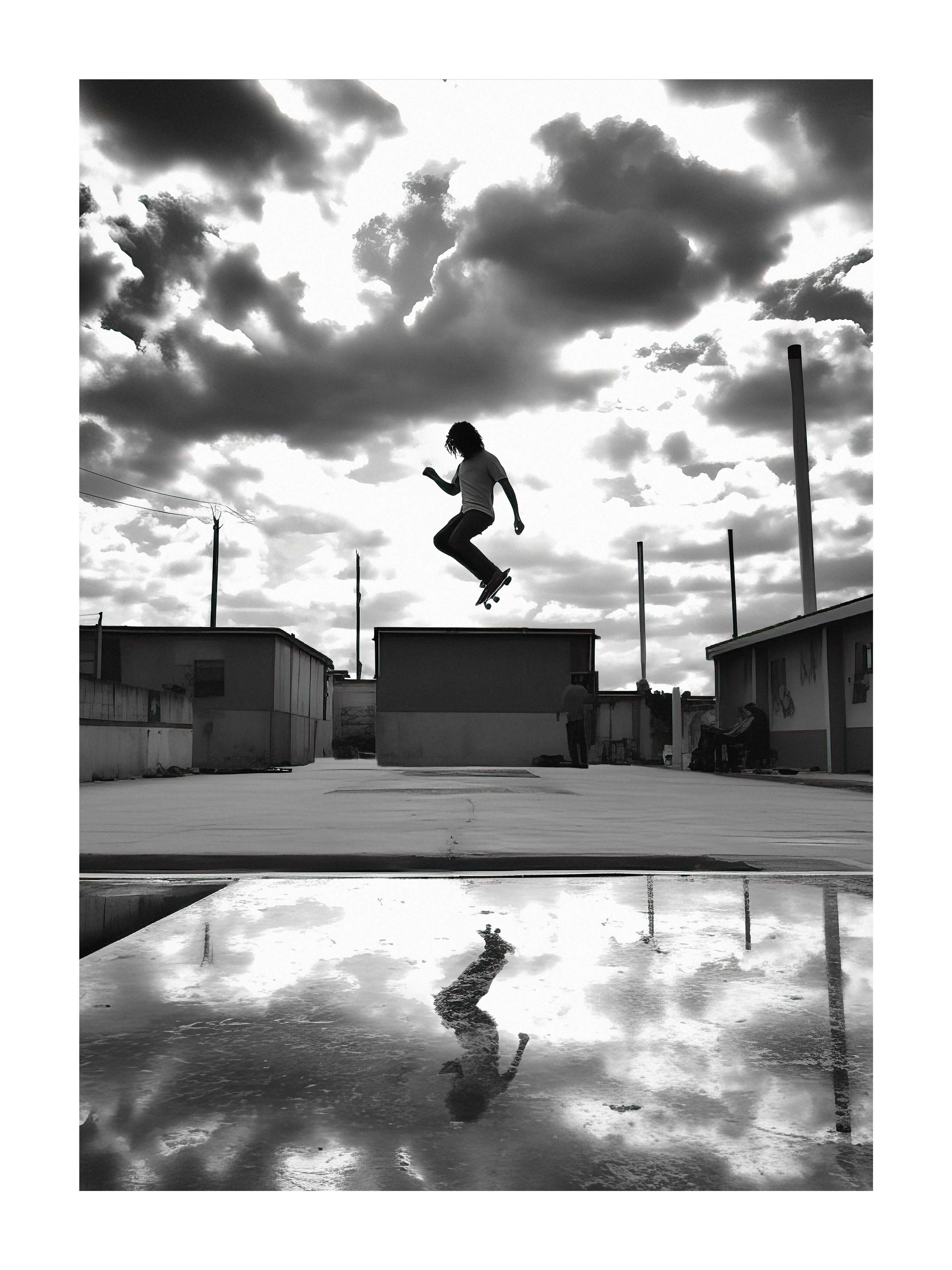 Poster – Action Sports 01 (50 x 70 cm) – Hartman AI