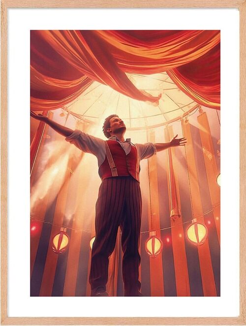 Affiche - Circus 03 (30x40 cm) - Hartman AI