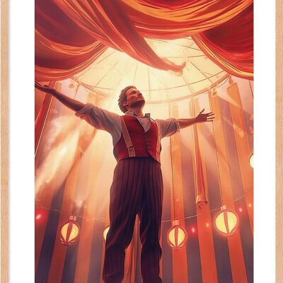 Affiche - Circus 03 (30x40 cm) - Hartman AI