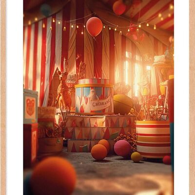 Affiche - Circus 06 (30x40 cm) - Hartman AI