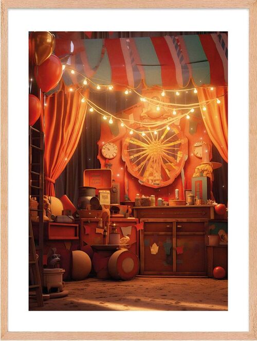 Affiche - Circus 09 (30x40 cm) - Hartman AI