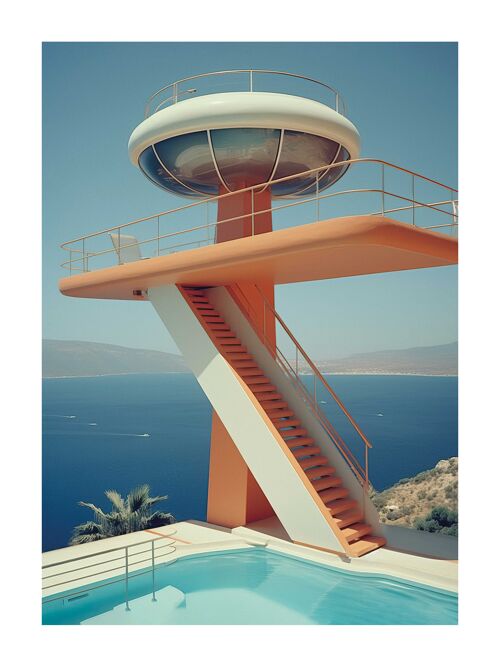 Póster - Futuro Retro 18 (50x70 cm) - Hartman AI