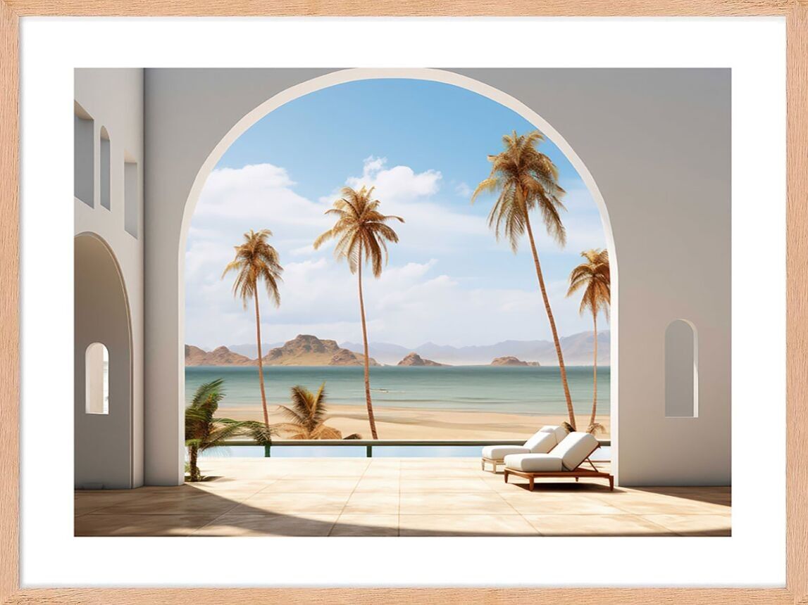 Poster - Sea View 01 (30x40 cm) - Hartman AI