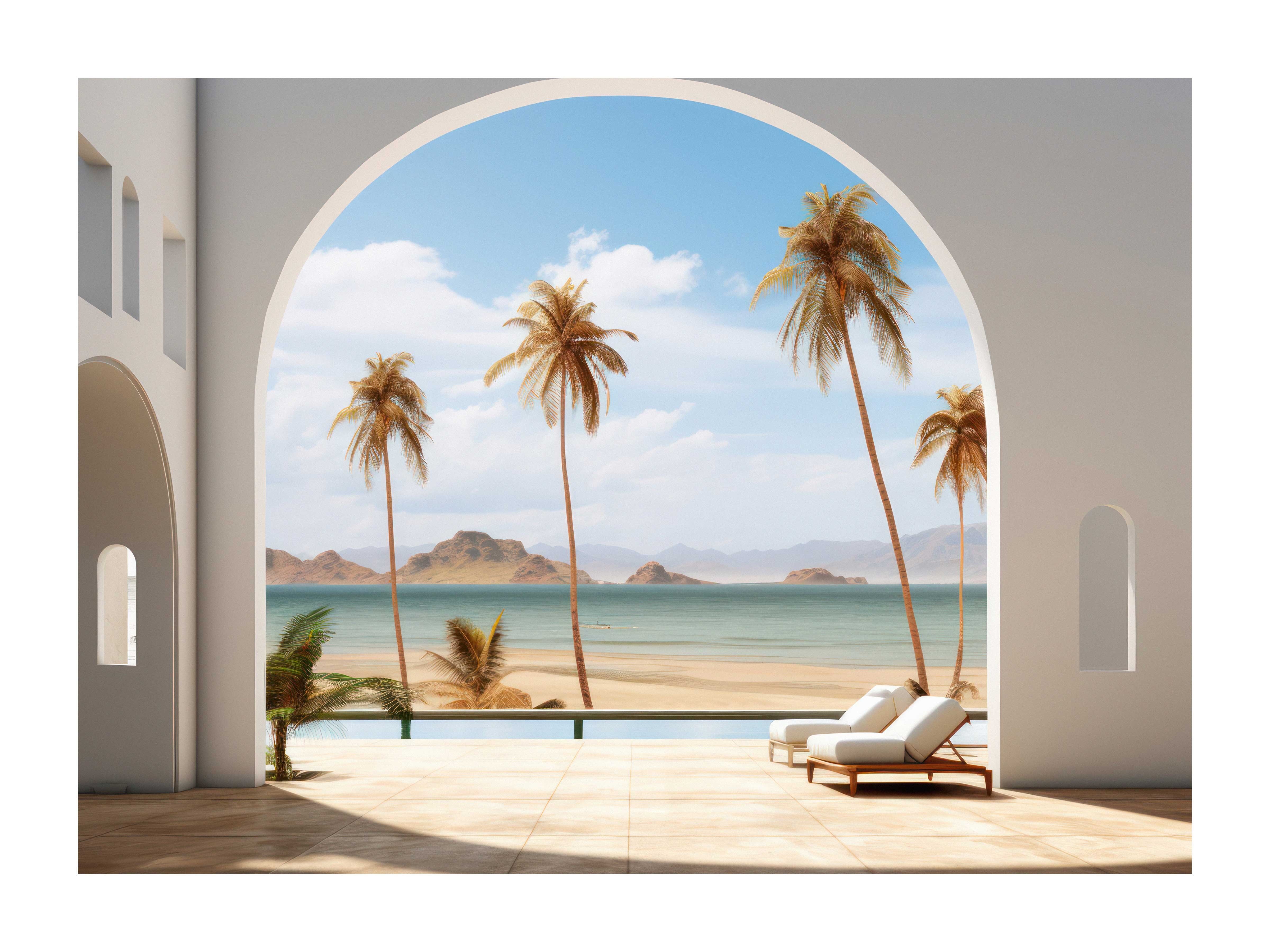 Poster – Meerblick 01 (50 x 70 cm) – Hartman AI