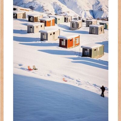 Poster - Schnee 04 (30x40 cm) - Hartman AI