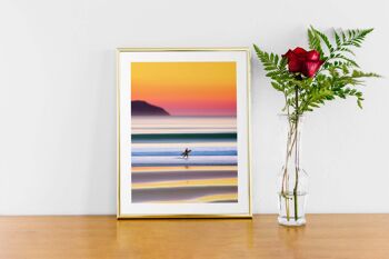 Affiche - Sunset Surf 04 (30x40 cm) - Hartman AI 3
