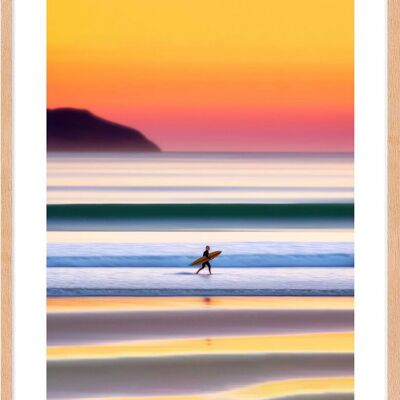 Poster - Sunset Surf 04 (30x40 cm) - Hartman AI