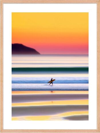 Affiche - Sunset Surf 04 (30x40 cm) - Hartman AI 1