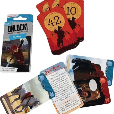 ASMODEE - Unlock Short Red Mask