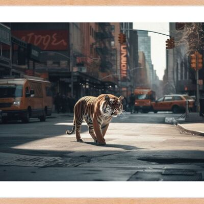 Affiche - Urban Zoo 15 (30x40 cm) - Hartman AI