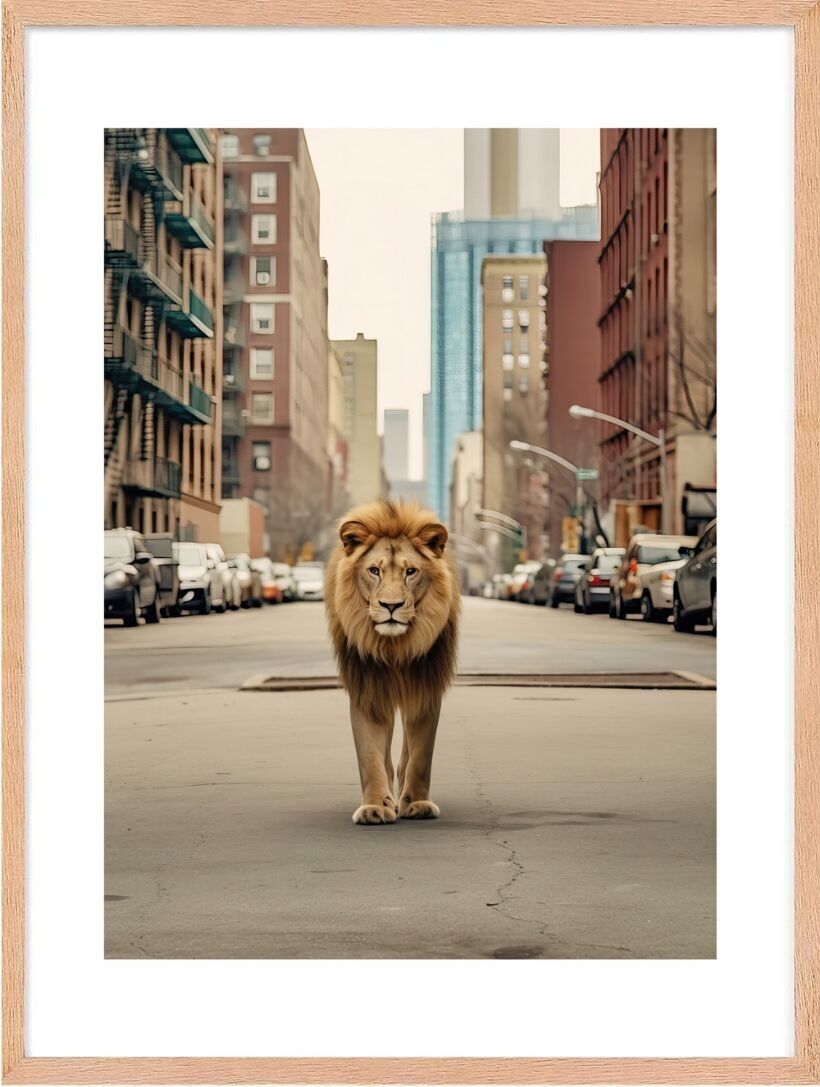 Poster – Urban Zoo 01 (50 x 70 cm) – Hartman AI