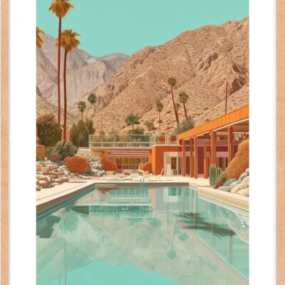 Poster - Villa California 04 (50x70 cm) - Hartman AI