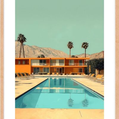 Poster - Villa California 05 (50x70 cm) - Hartman AI