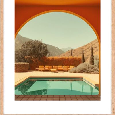 Póster - Villa California 10 (50x70 cm) - Hartman AI
