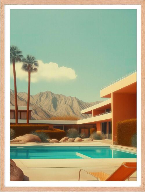 Affiche - Villa California 12 (30x40 cm) - Hartman AI