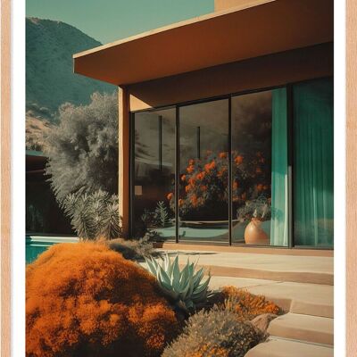 Poster - Villa California 14 (30x40 cm) - Hartman AI