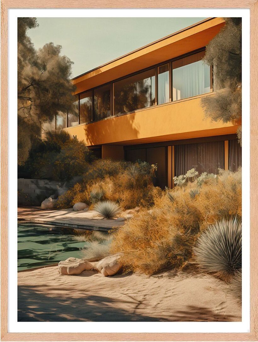 Poster - Villa California 15 (30x40 cm) - Hartman AI