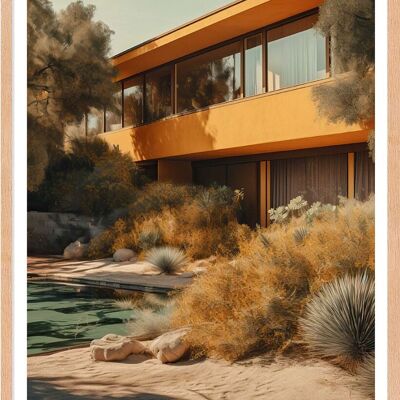 Poster - Villa California 15 (30x40 cm) - Hartman AI