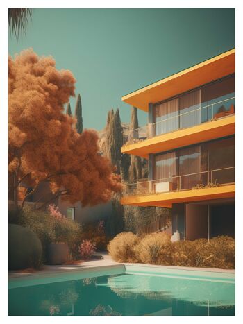 Affiche - Villa California 16 (30x40 cm) - Hartman AI 2