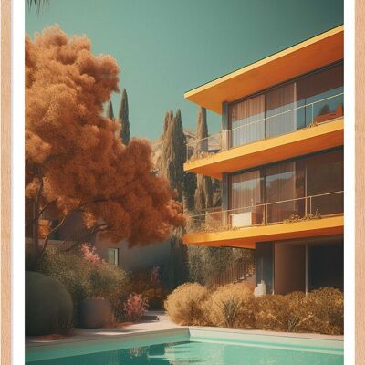 Póster - Villa California 16 (30x40 cm) - Hartman AI