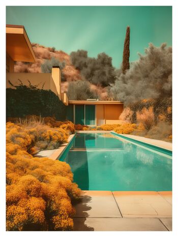Affiche - Villa California 18 (30x40 cm) - Hartman AI 2