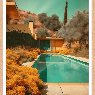 Affiche - Villa California 18 (30x40 cm) - Hartman AI