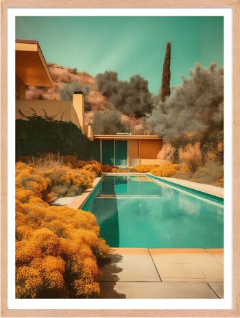 Affiche - Villa California 18 (30x40 cm) - Hartman AI 1