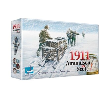 BRETTSPIEL AUF SPANISCH 1911 AMUNDSEN VS. SCOTT