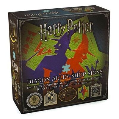 5 PUZZLES D'ENSEIGNES DE MAGASIN DIAGON ALLEY