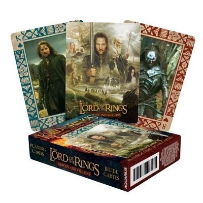 POKER DECK LOTR HEROES AND VILLAINS