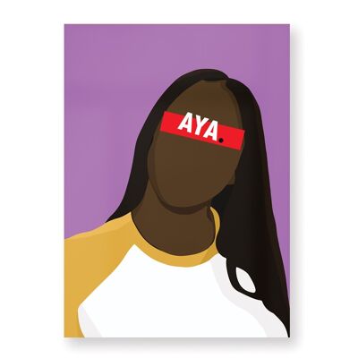 Aya Nakamura Poster - 30X40 cm