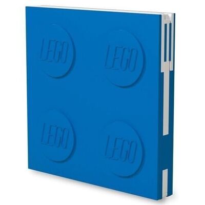 BLUE NOTEBOOK WITH PEN
