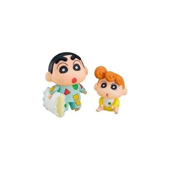 FIGURINE ACTIONNÉE SHIN-CHAN ET HIMAWARI 8CM