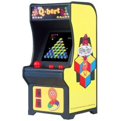 MINI RÉPLICA ARCADE QBERT 10CM