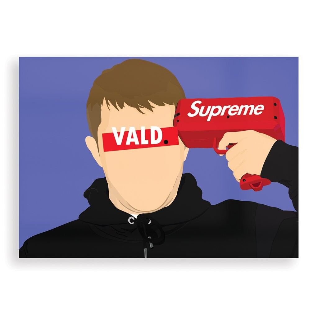 Affiche Vald - 30X40 cm