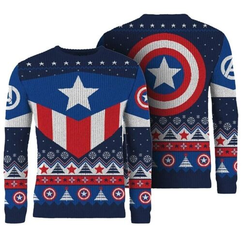 JERSEY NAVIDAD CAPITÁN AMERICA S