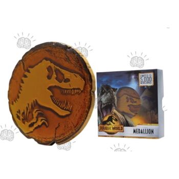 JURASSIC PARK MEDAILLON 10CM