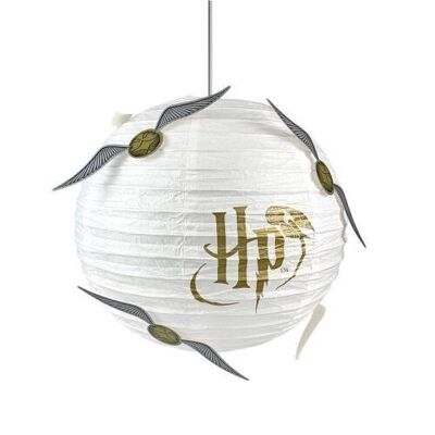 HARRY POTTER LOGO PAPER LAMP WITH SNITCHES 30CM