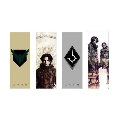 SET OF 4 MAGNETIC BOOKMARKS DUNE MODEL 2