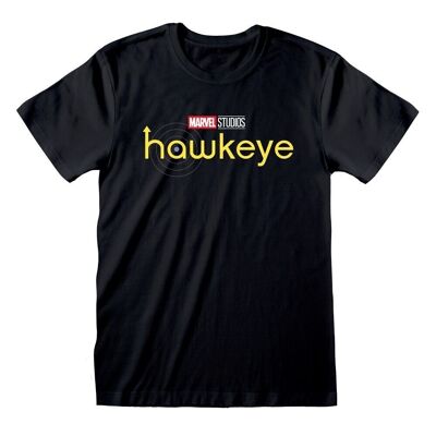 HAWKEYE T-SHIRT YELLOW LETTERS S