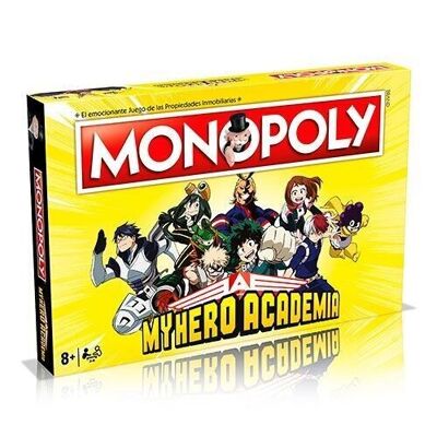 JUEGO DE MESA EN ESPAÑOL MONOPOLY MY HERO ACADEMIA